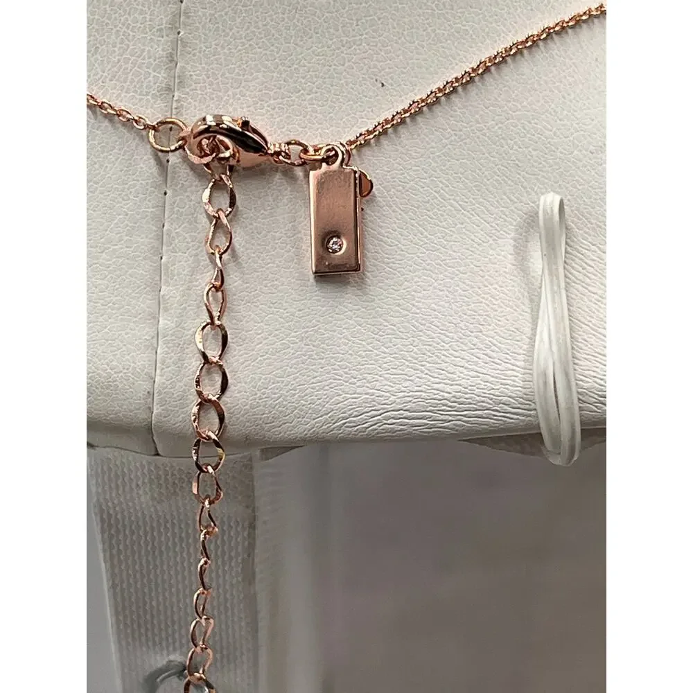 Kate Spade NY Rose‎ Gold-Tone Initial A Disc Pendant One in a Million Necklace